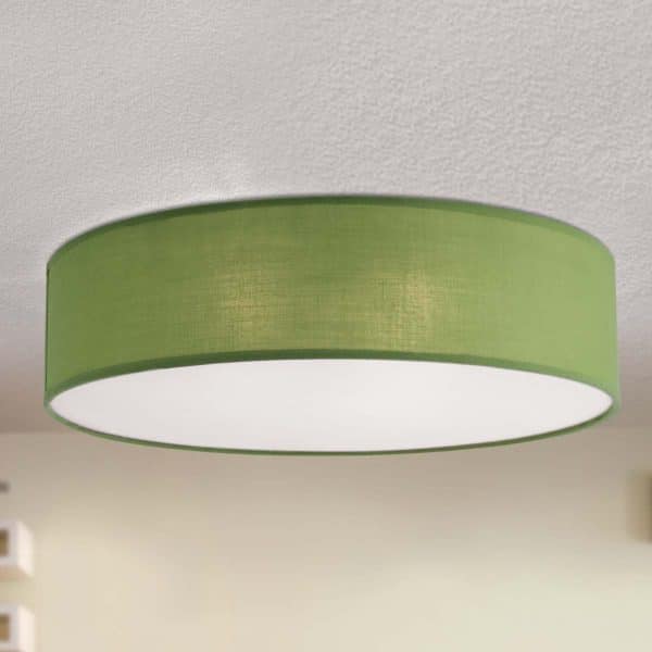 Grøn tekstil loftslampe Jitendra