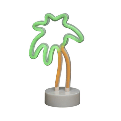 Konstsmide lysslange - grøn/gul palme