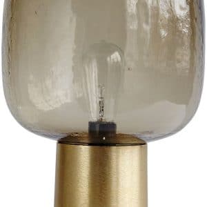 Note, Lampe by House Doctor (D: 28 cm. x H: 52 cm., Grå/Messing)