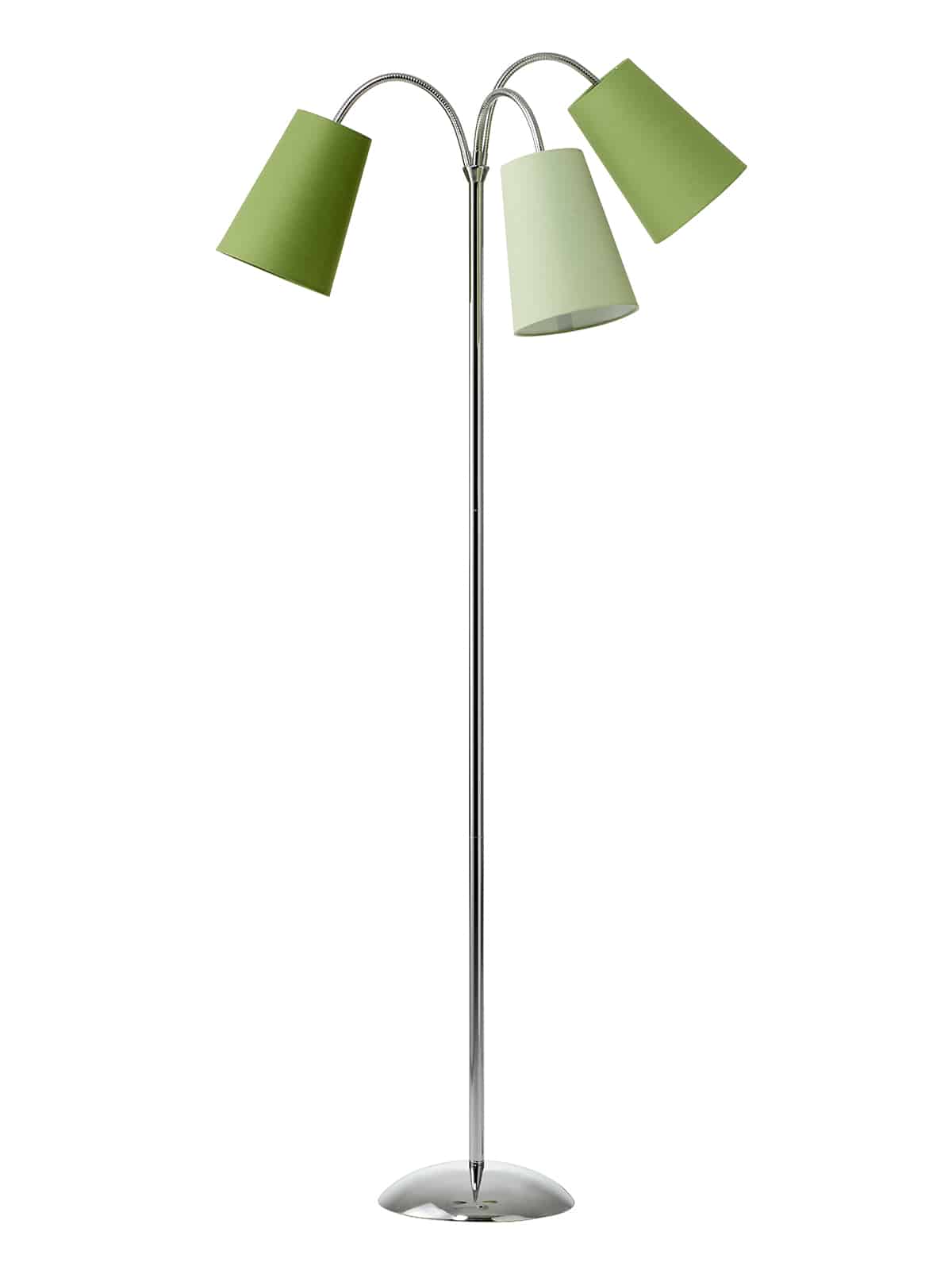 Salsa Trafiklys gulvlampe Krom med grønne skærme