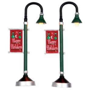 Municipal Street Lamps, Set Of 2