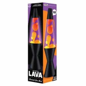 Lava Lamp 37cm Orange/Purple Black Base