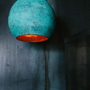 Oxideret kobberlampe 45 cm 3 meter sort (+DKK 0) Nej Nej